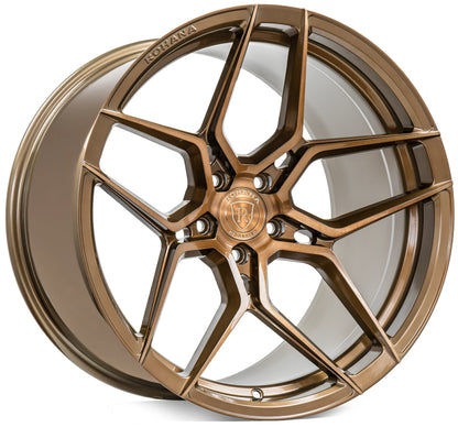 19" Rohana RFX11 Brushed Bronze 5x112 ( Square Setup ) ( Set of 4 )