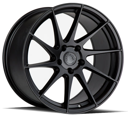 18" Aodhan AH9 Matte Black 5x114.3 ( Square Setup ) ( Set of 4 )