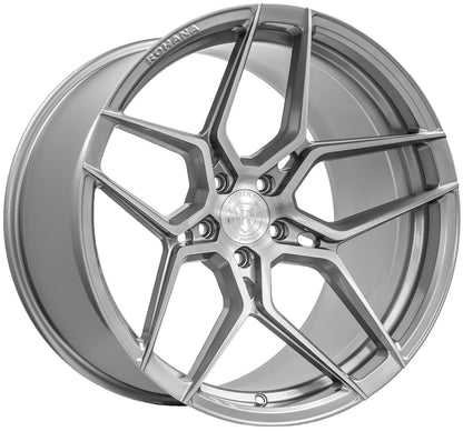 20" Rohana RFX11 Brushed Titanium 5x120 ( Square Setup ) ( Set of 4 )