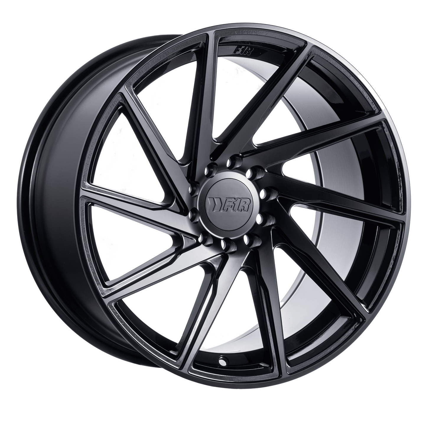 18" F1R F29 Double Black 5x108 / 5x114.3 Dual Pattern ( Square Setup ) ( Set of 4 )