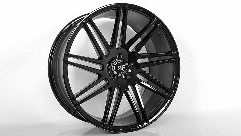 22" Road Force RF11 Gloss Black 5x112 ( Staggered Setup ) ( Set of 4 )