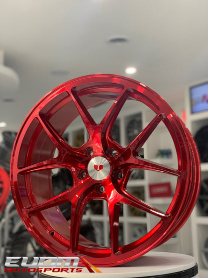 19" IPW 005 Candy Red Machine 5x114.3